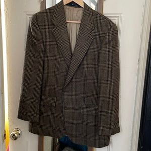 Ralph Lauren 100% Wool Classic Tweed Blazer Size 40R